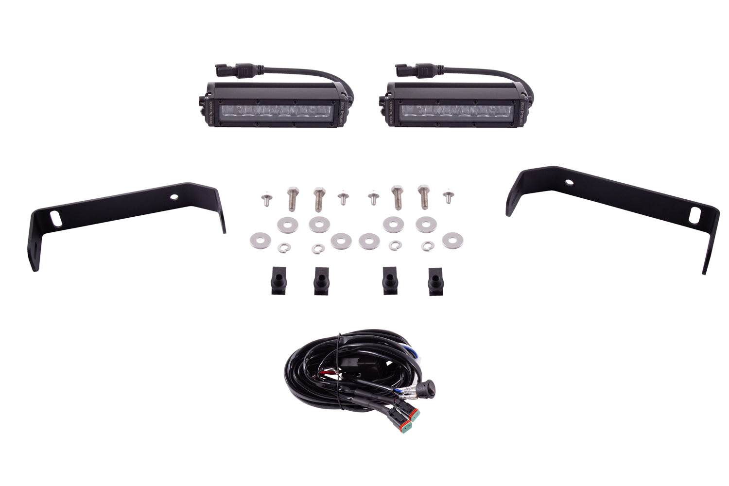 Diode Dynamics 2019-2021 Ford Ranger SS6 White Driving LED Lightbar Kit DD6592