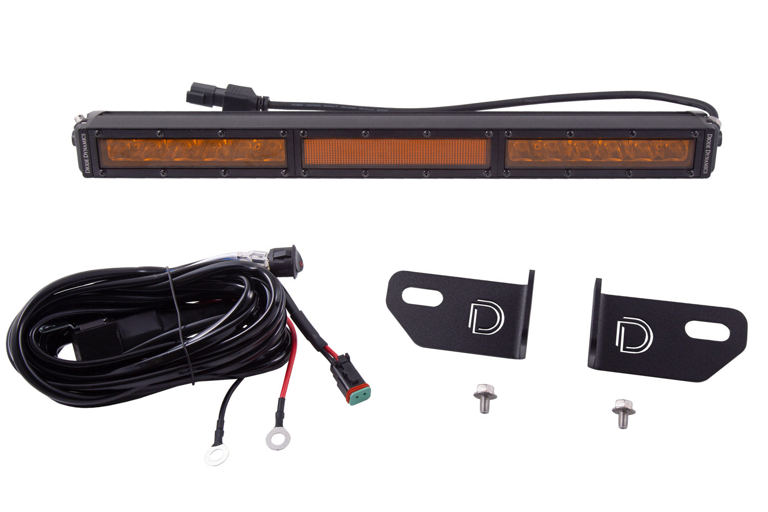 Diode Dynamics 2019-2021 Ford Ranger Amber Combo SS18 LED Lightbar Kit DD6598