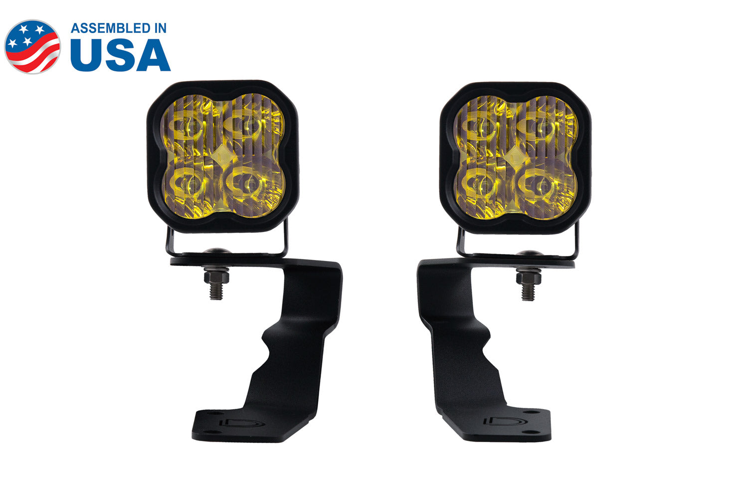 Diode Dynamics 2015-2021 Subaru WRX STI SS3 LED Ditch Light Kit Sport Yellow Combo DD6613