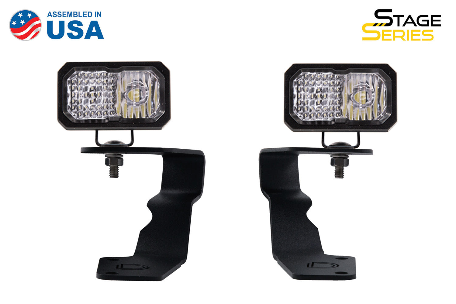 Diode Dynamics 2015-2021 Subaru WRX STi Stage Series 2in Sport White Combo LED Ditch Light Kit DD6616