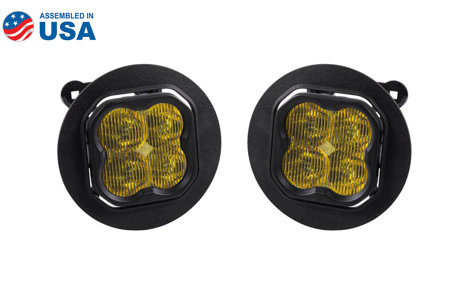 Diode Dynamics SS3 Type OB LED Fog Light Kit Pro Yellow SAE DD6640
