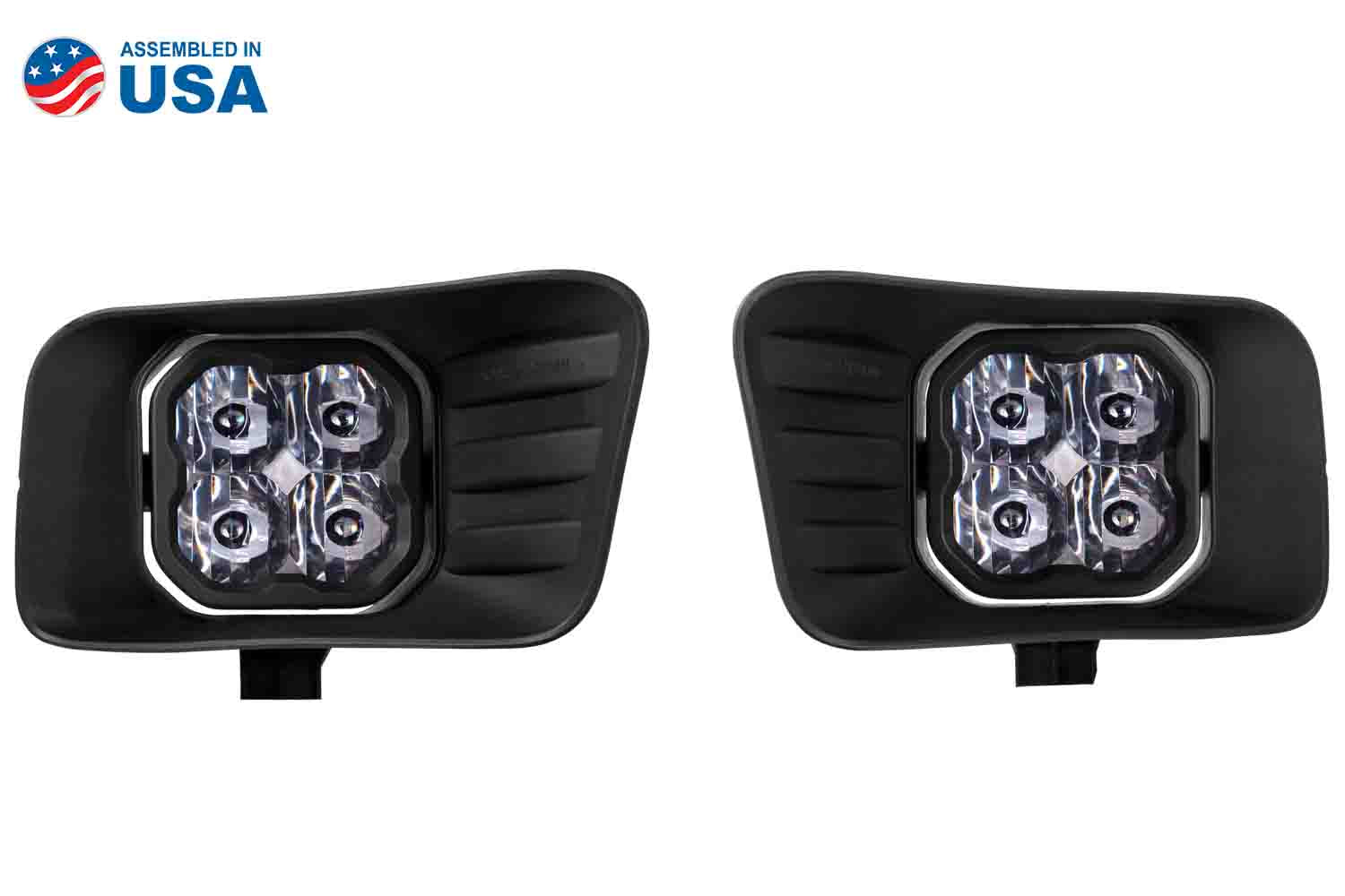 Diode Dynamics SS3 Ram Horizontal LED Fog Light Kit Sport White SAE Driving DD6678