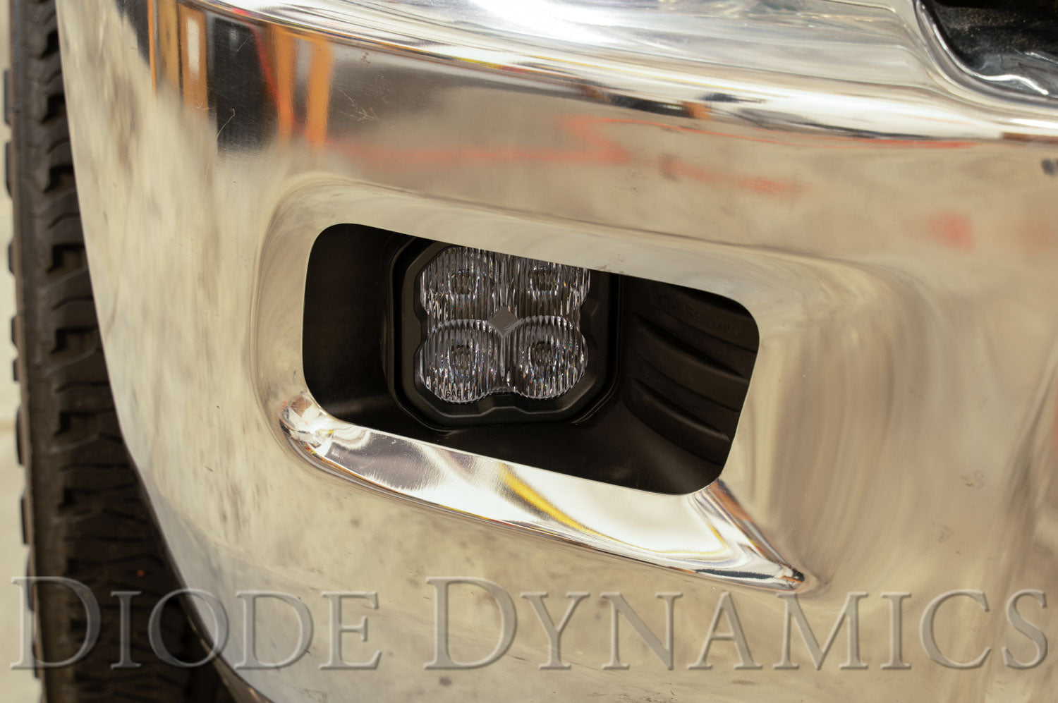 Diode Dynamics Sport Yellow SAE Fog SS3 Ram Horizontal LED Fog Light Kit DD6680
