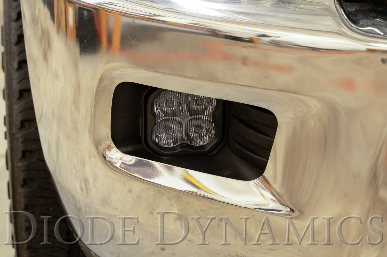 Diode Dynamics Dodge Ram SS3 SAE Horizontal Yellow Max LED Fog Light Kit DD6715