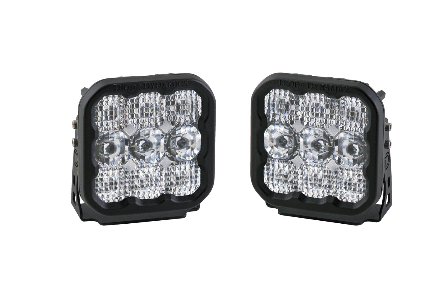Diode Dynamics SS5 LED Pod Sport White Combo Pair Universal DD6769P