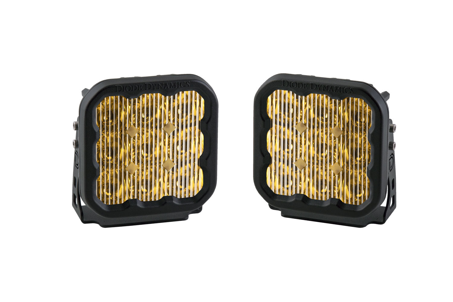 Diode Dynamics SS5 LED Pod Sport Yellow Driving Pair DD6781P