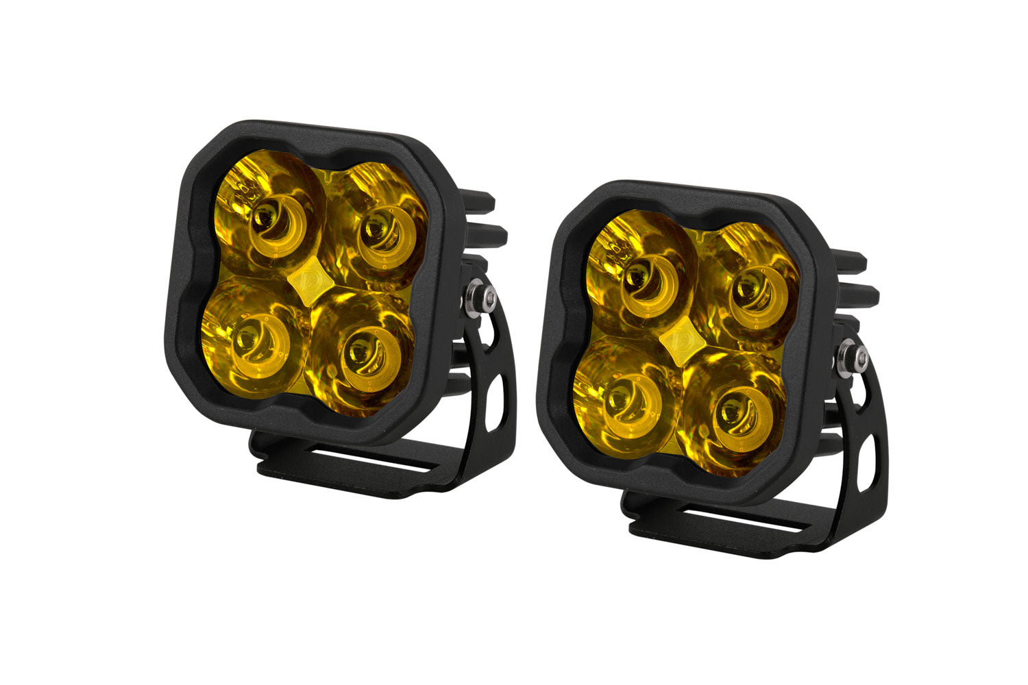 Diode Dynamics SS3 Sport ABL Yellow Spot Standard Pair DD6871P