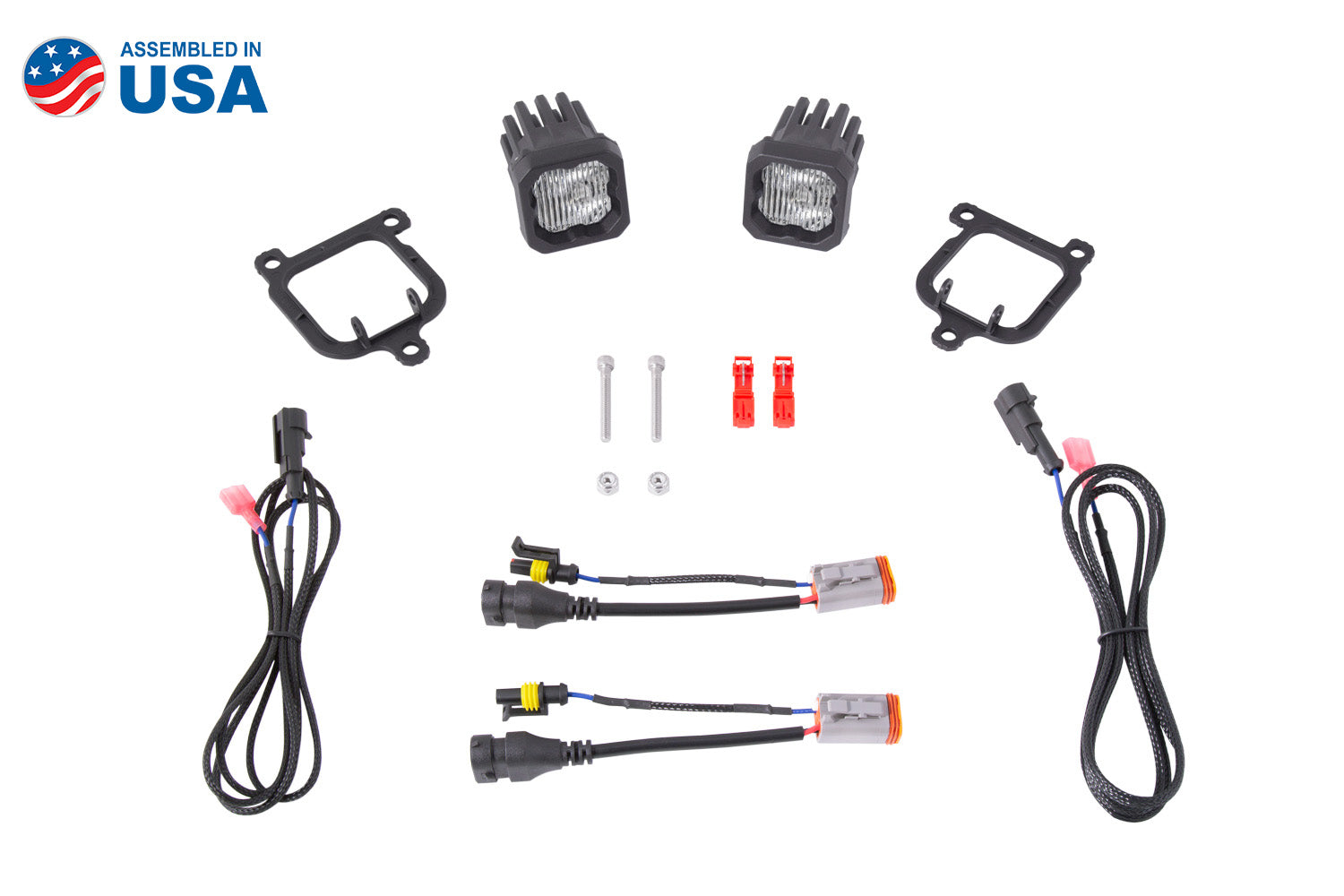 Diode Dynamics SSC1 Type FBS White SAE Fog Universal LED Fog Light Kit DD7174
