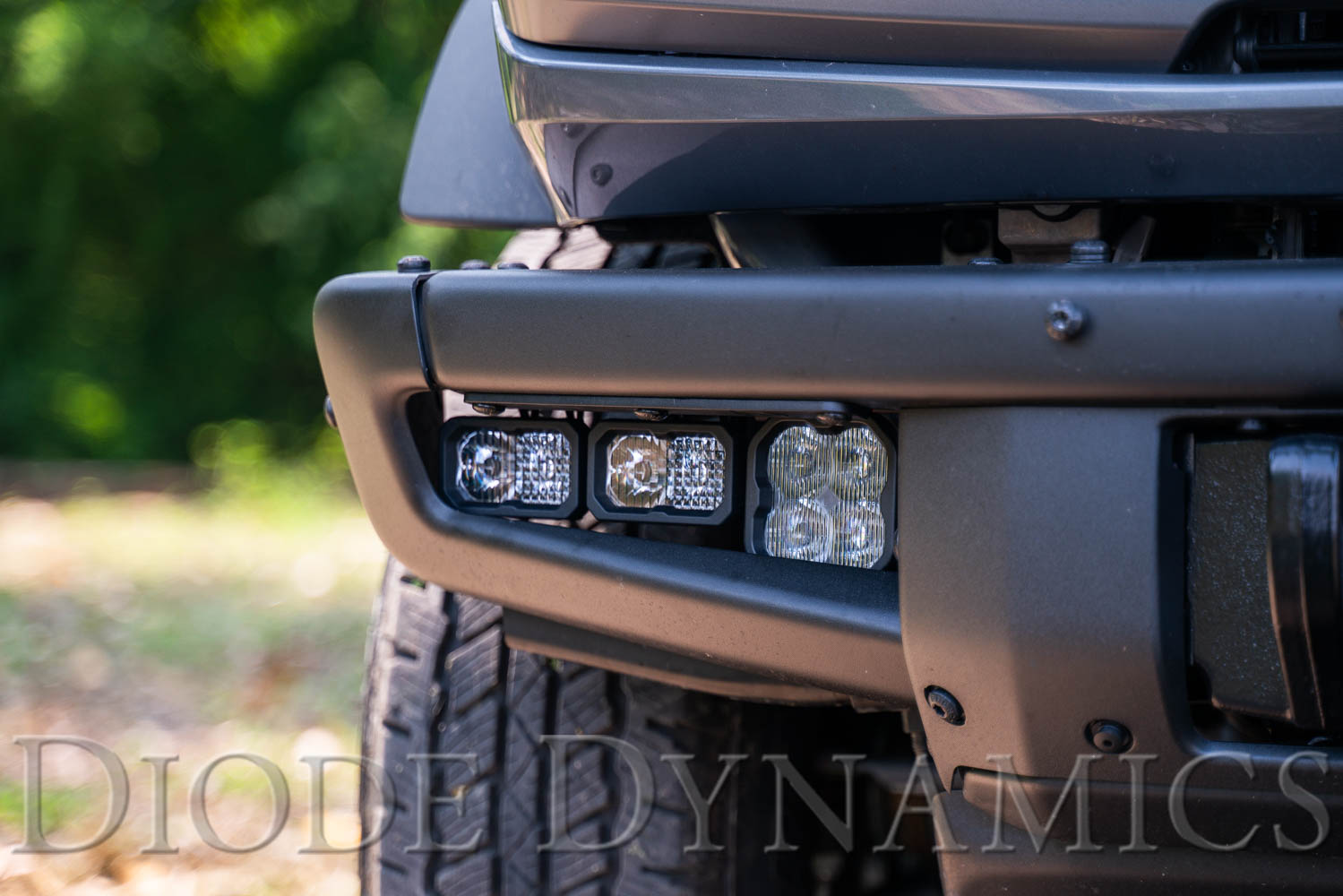 Diode Dynamics 2021-2023 Ford Bronco Pair Stage Series w/ Steel Bumper Fog Pocket Bracket Kit DD7177