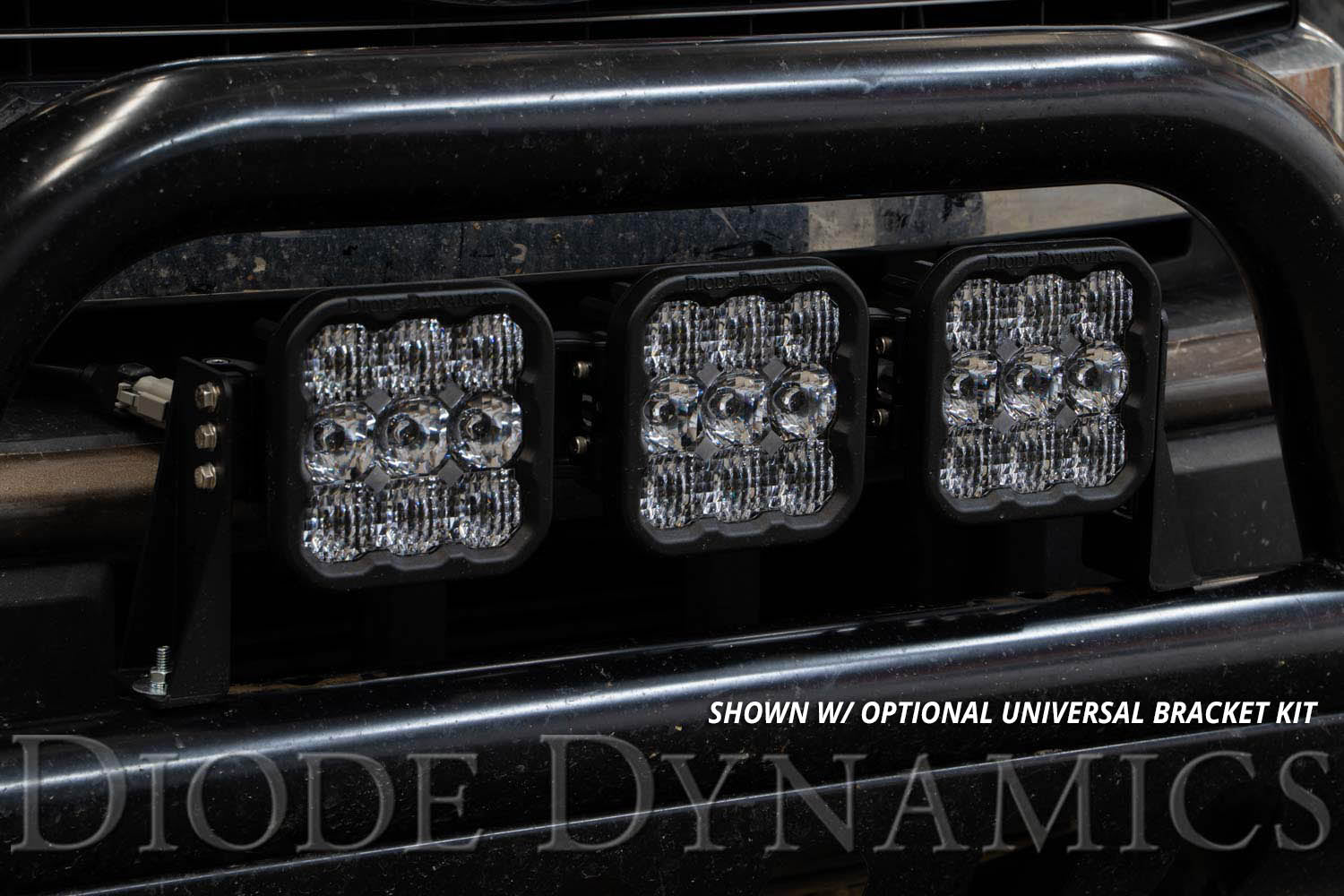 Diode Dynamics SS5 Sport Universal CrossLink 3-Pod Lightbar White Driving DD7204