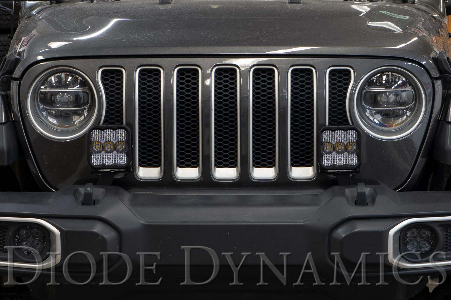 Diode Dynamics Jeep Wrangler JL SS5 CrossLink Bumper Sport Combo Lightbar Kit DD7278