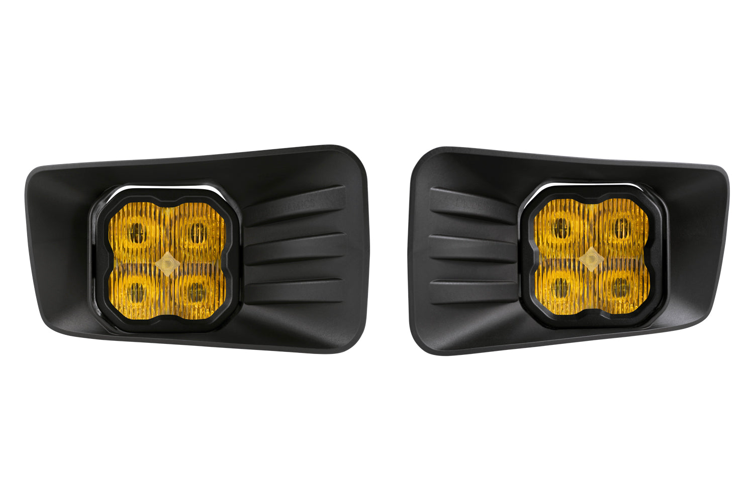 Diode Dynamics SS3 Type CH LED Fog Light Kit Max ABL Yellow SAE Fog Universal DD7308