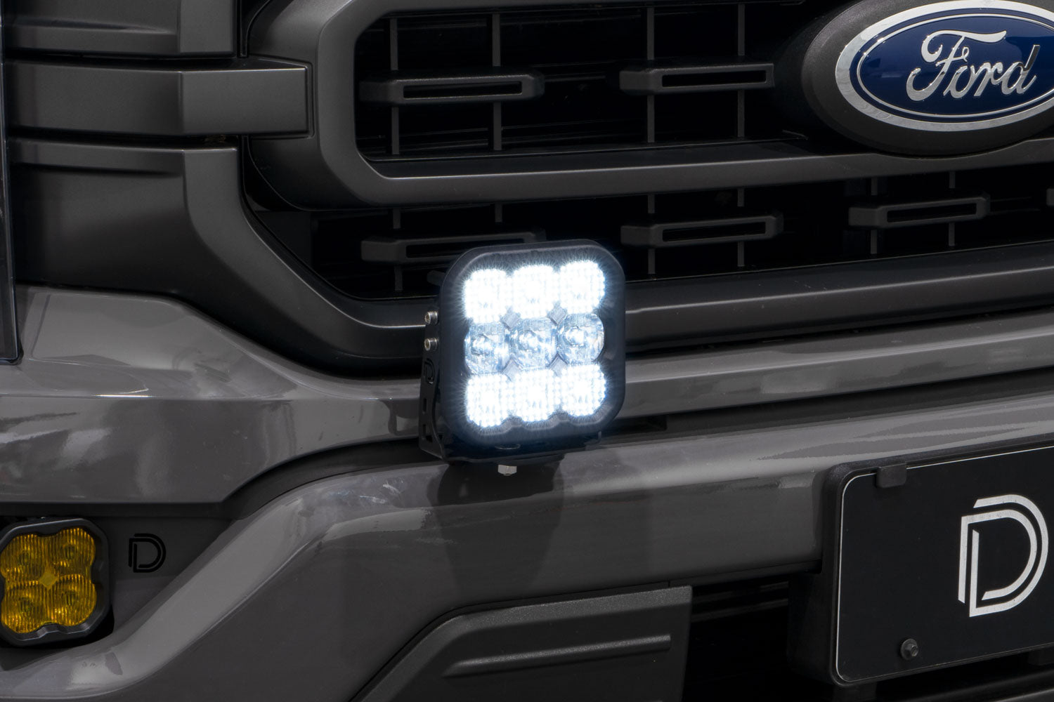Diode Dynamics 2021-2022 Ford F-150 SS5 Bumper Pro White Combo LED Pod Light Kit DD7330