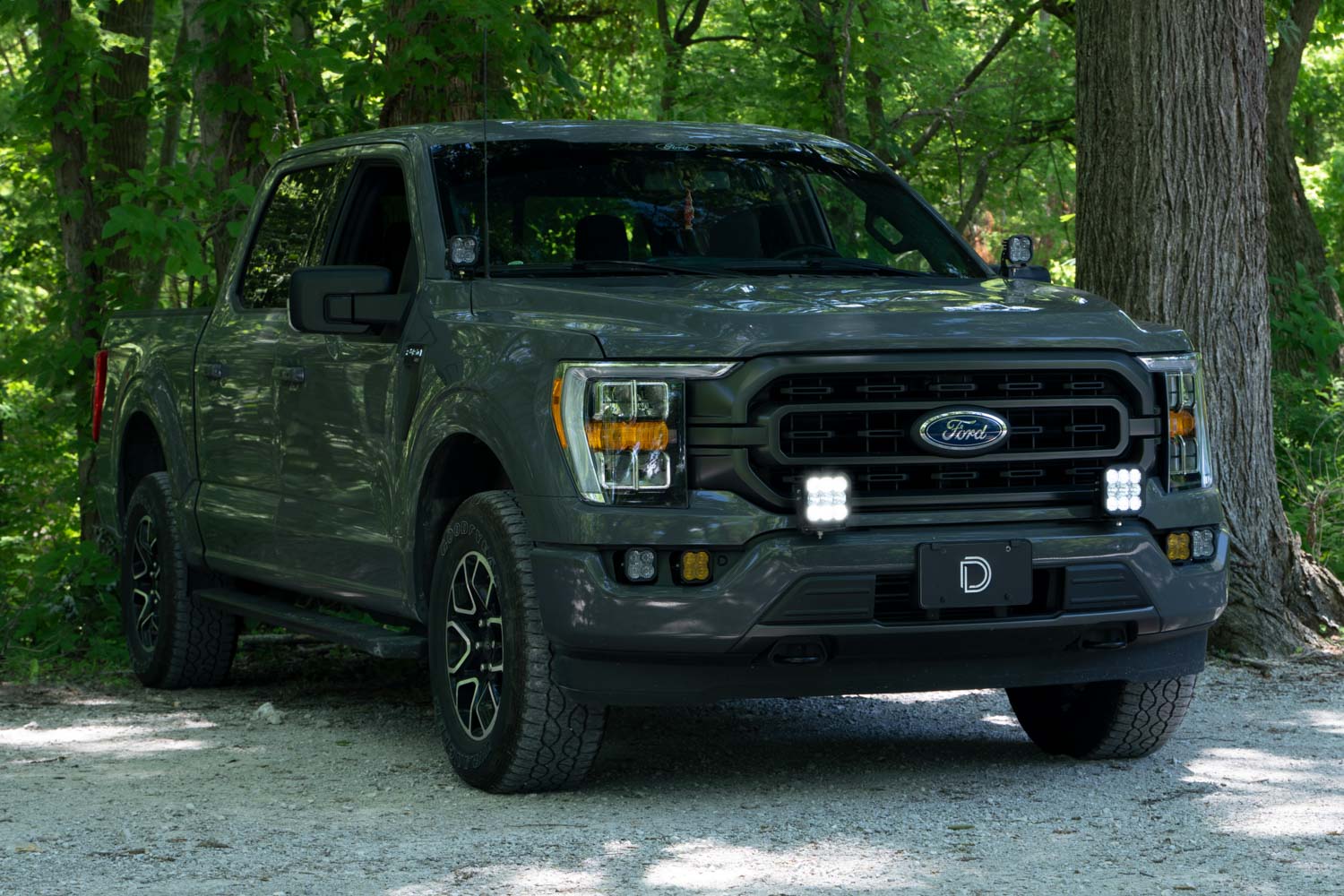 Diode Dynamics 2021-2022 Ford F-150 SS5 Bumper Pro Yellow Combo LED Pod Light Kit DD7331
