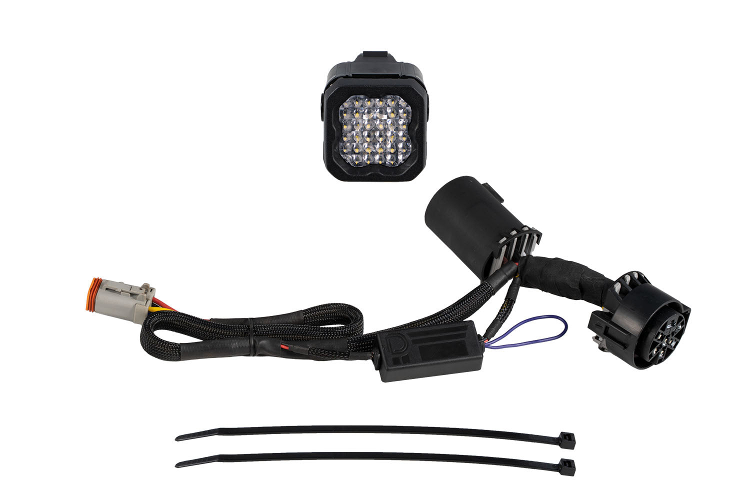 Diode Dynamics Hitch Mount LED Light Pods Reverse Kit with harness DD7422