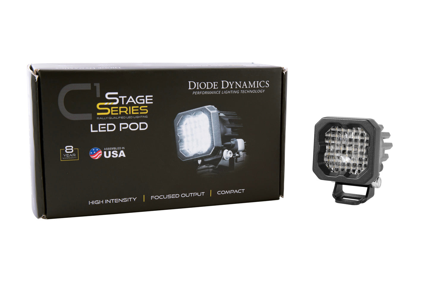 Diode Dynamics Stage Series C1R White Flood Standard LED Pod DD7423S