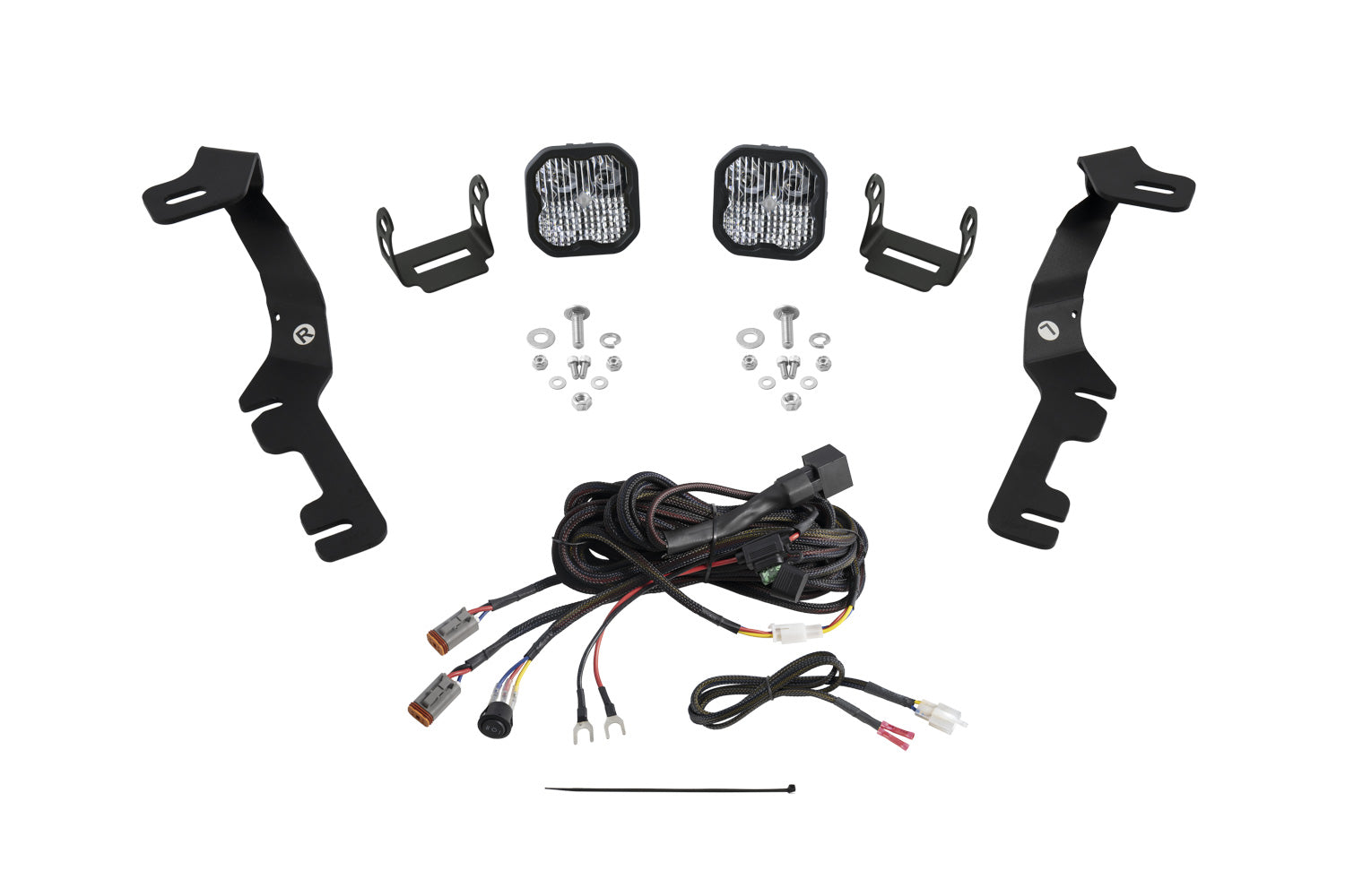 Diode Dynamics 2019-2023 Dodge Ram 1500 SS3 Sport White Combo Stage Series Ditch Light Kit DD7599
