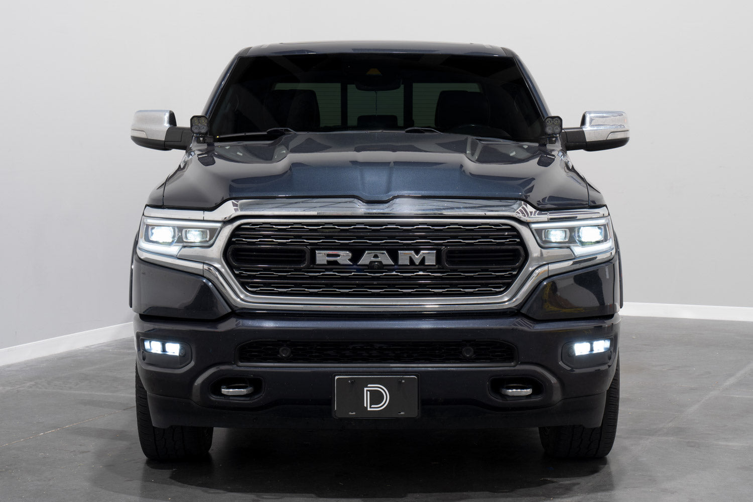 Diode Dynamics 2019-2023 Dodge Ram 1500 SSC2 LED Fog Pocket Kit Yellow Sport DD7623