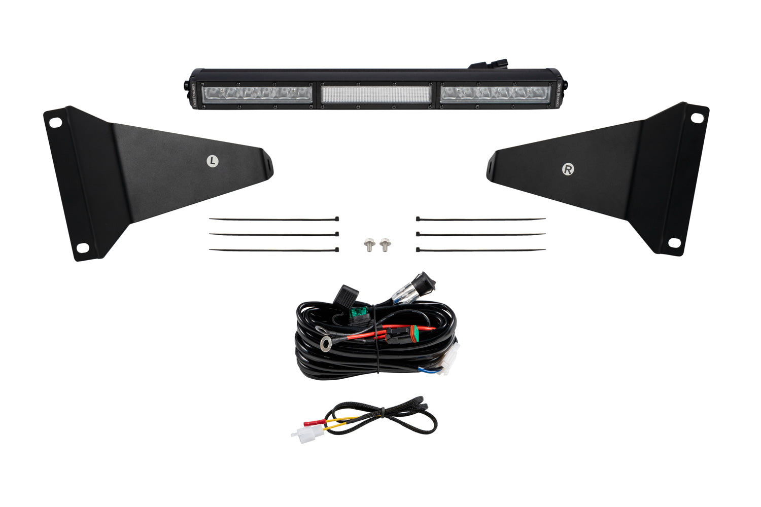 Diode Dynamics 2019-2023 Dodge Ram 1500 Stealth Bumper Light Bar Kit White Combo DD7627