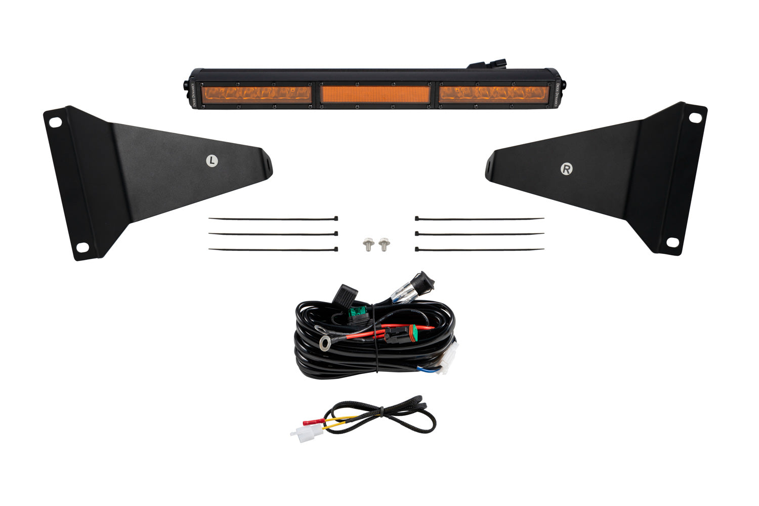 Diode Dynamics 2019-2023 Dodge Ram 1500 Amber Combo Stealth Bumper Light Bar Kit DD7628