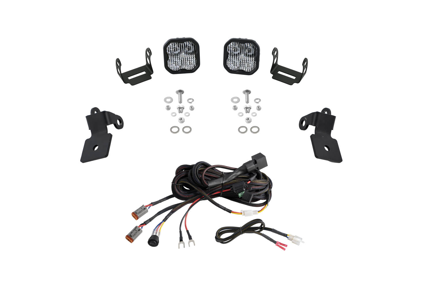 Diode Dynamics 2020-2023 Polaris RZR SS3 Pro White Combo A-Pillar LED Pod Kit DD7637