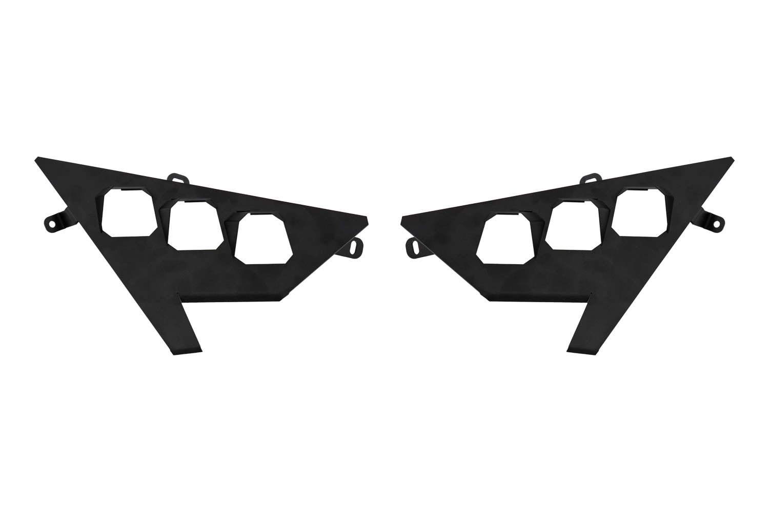 Diode Dynamics 2020-2023 Polaris RZR C1 Headlight Mounting Bracket Kit Pair DD7643P