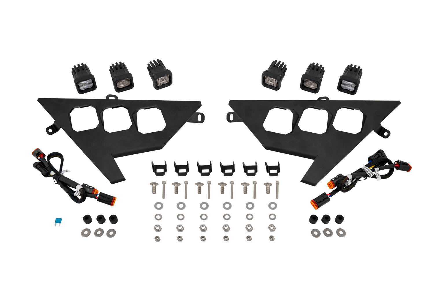 Diode Dynamics 2020-2023 Polaris RZR Pro White ABL Pair C1 Head Lamp Kit DD7644