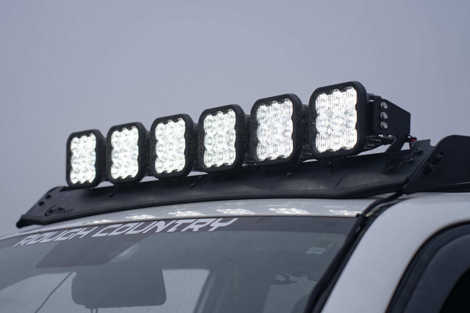 Diode Dynamics SS5 6-Pod CrossLink Prinsu Sherpa Roof Racks Sport White Combo Mounting Kit DD7816
