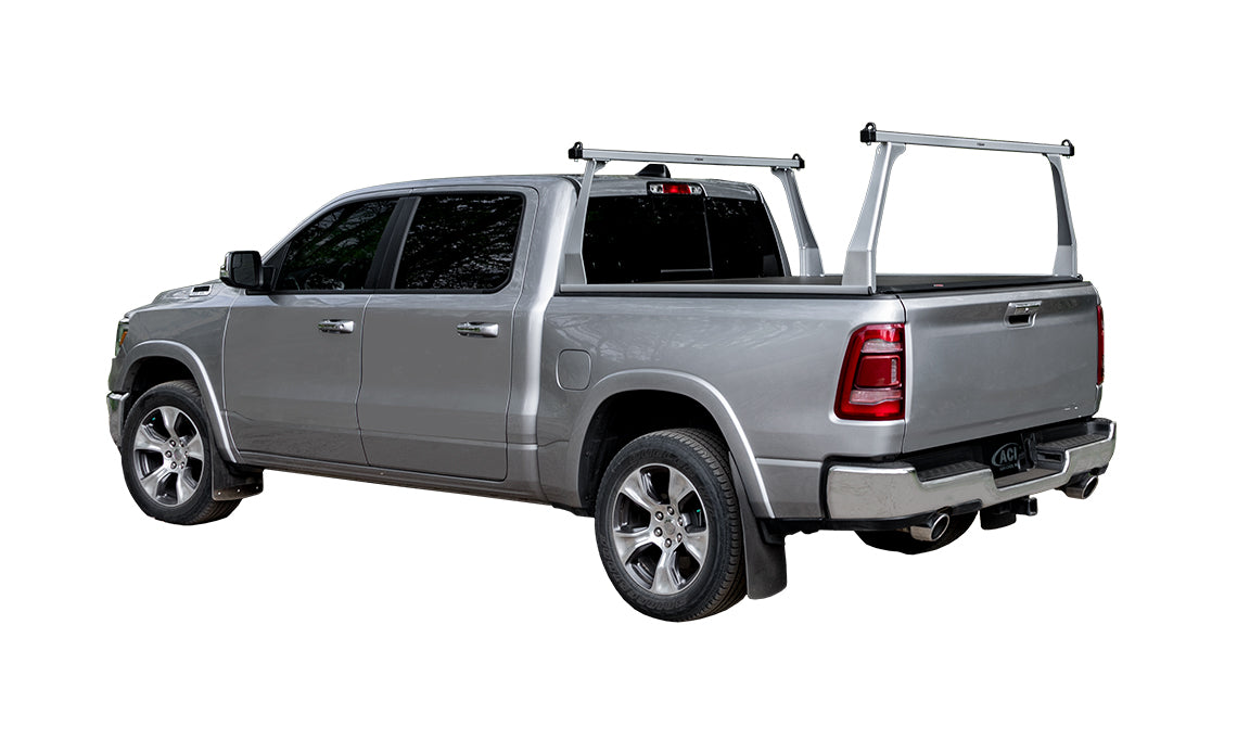 ADARAC 2009-2024 Dodge Ram 1500 2019-2024 Ram 1500 Classic 2010-2024 Ram 2500 3500 8' Silver Aluminum Series Truck Bed Racks F3040031