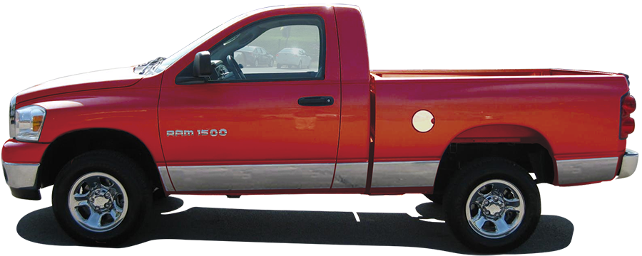 QAA 2002-2008 Dodge Ram  2dr 4dr Pickup Truck 2 piece Chrome Plated ABS plastic Mirror Cover Set MC42935