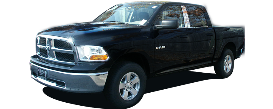QAA 2013-2018 Dodge Ram Trucks 2dr 4dr Pickup Truck 2 piece Chrome Plated ABS plastic Mirror Cover Set Includes Cut Out for turn signal light MC53936
