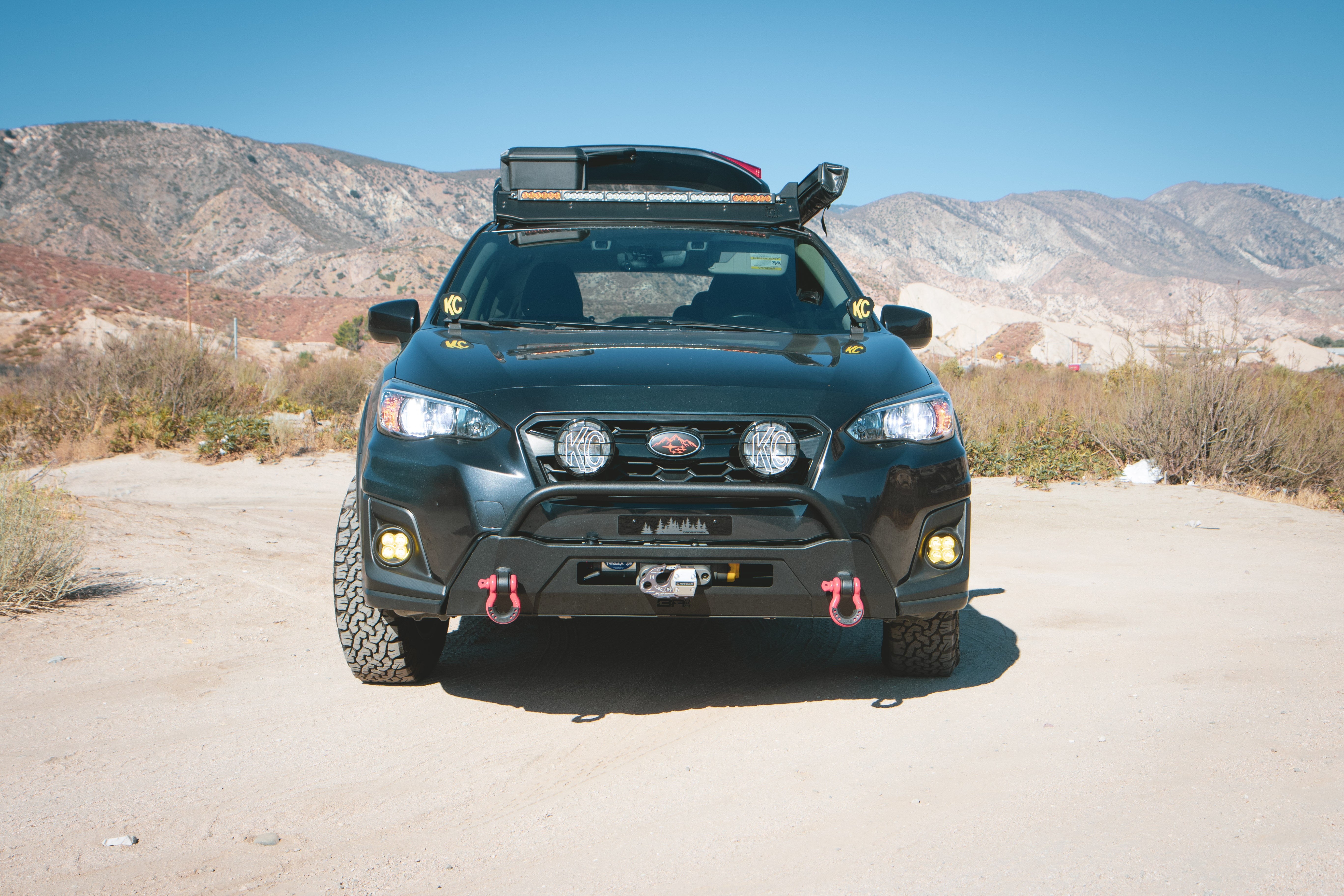 Body Armor 2018-2024 Subaru Crosstrek HiLine Front Winch Bumper SU ...