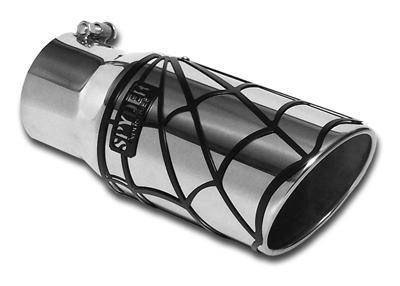 Spyder Industries Black on Stainless 4x5x12 Exhaust Tip 45123