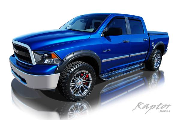 Raptor Series 2007-2013 Chevrolet Silverado 1500 2500 3500 Crew Cab 2007-2018 1500 2007-2019 2500 3500 Black Textured Rocker Panel Mount 7" SSR Boards 1301-0038