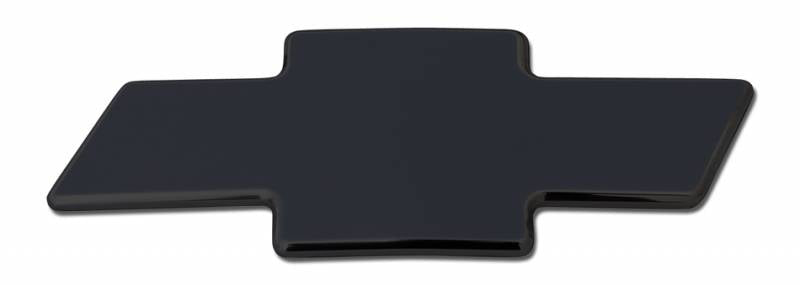 T-Rex 2003-2006 Chevrolet Silverado SS Billet Bowtie Emblem Front Plain Black 19101B