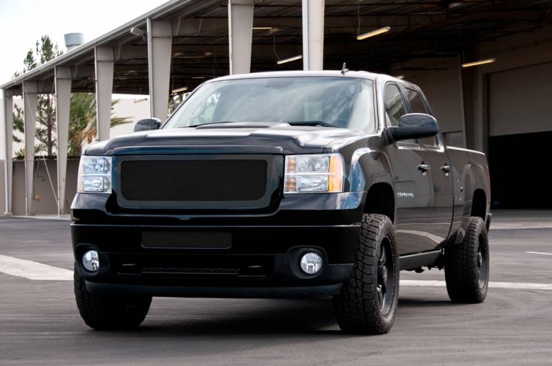 T-Rex 2011-2014 GMC Sierra 2500 3500 2011-2013 GMC Sierra Denali HD Upper Class Stainless Mesh Grille Black 51209