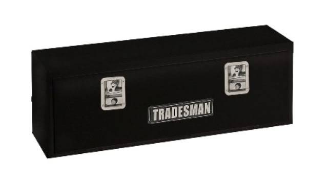 Lund Tradesman 48 Top Mount Truck Tool Box Steel Black Steel Top Mount TSTM48BK