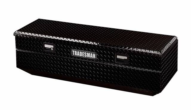 Lund Tradesman 48" Flush Mount Truck Tool Box Mid Size
Single Lid Aluminum Black Specialty Box TAWB47BK