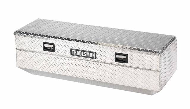 Lund Tradesman 48" Flush Mount Truck Tool Box Mid Size Single Lid Aluminum Specialty Box TAWB47