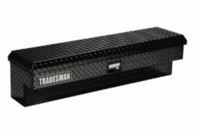 Lund Tradesman 48" Side Bin Truck Tool Box Full or Mid Size
Single Lid Aluminum Black Specialty Box TAL480BK