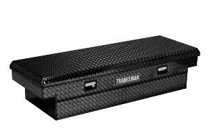 Lund Tradesman 60  Cross Bed Truck Tool Box Mid Size Single Lid Black TALF568BK