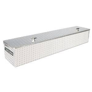Lund Tradesman 60 Flush Mount Truck Tool Box Full Size Single
Lid Side Bin Aluminum Specialty Box TALFMSB60