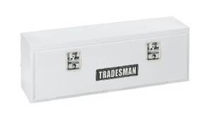 Lund Tradesman 60 Top Mount Truck Tool Box Steel White Steel Top Mount TSTM60