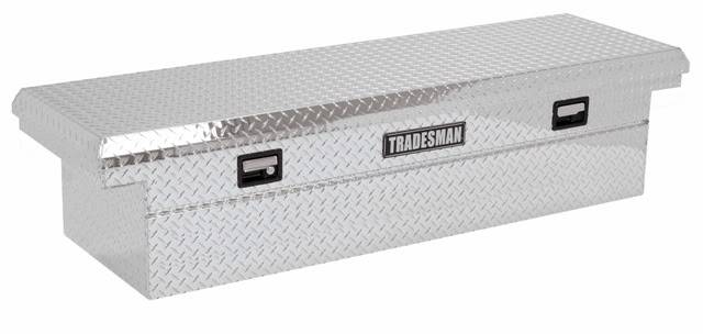Lund Tradesman 70  Cross Bed Truck Tool Box Full Size Single Lid Aluminuminum TALF581