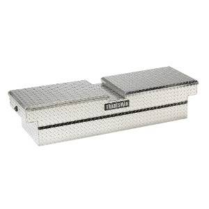 Lund Tradesman 72  Cross Bed Truck Tool Box for Heavy-Duty  Trucks Gull Wing Push Button Aluminuminum  TALG2072PB