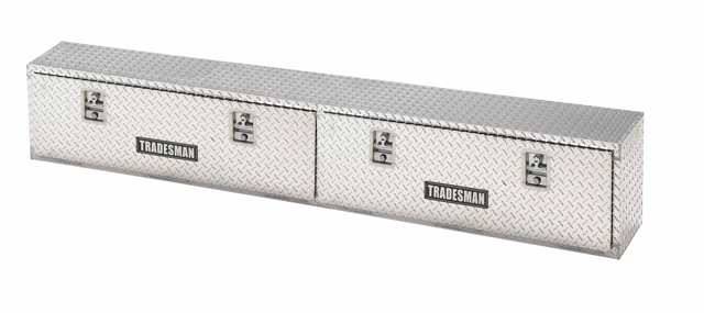 Lund Tradesman 90 Top Mount Truck Tool Box Aluminum Top Mounts & Professional Rail Top Mounts TALTM90