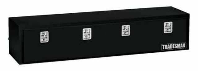 Lund Tradesman 90 Top Mount Truck Tool Box Steel Black Steel Top Mount TSTM90BK