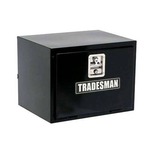 Lund Tradesman24 Underbody Truck Tool Box Steel Black Steel Underbody Boxes TSTUB24BK