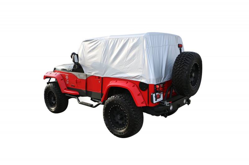 Rampage 1992-2006 Jeep Wrangler Multiguard Water Repellent Cab Cover Silver 2261