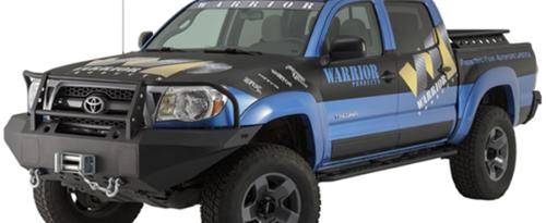 Warrior 2005-2011 Toyota Tacoma Front Winch Bumper With D-Ring Mounts 4520